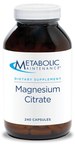 Magnesium Citrate 240 Capsules