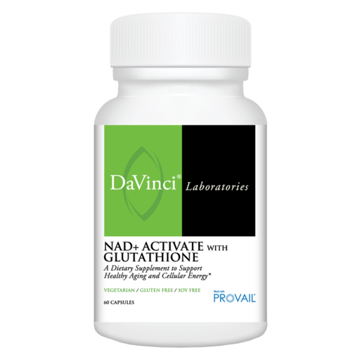 NAD+ Activate with Glutathione 60 Capsules