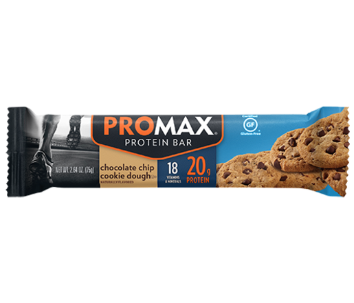 PROMAX Protein Bar Chocolate Chip Cookie Dough 12 Bars
