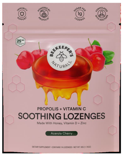 Propolis + VItamin C Lozenges Cherry 14 Lozenges
