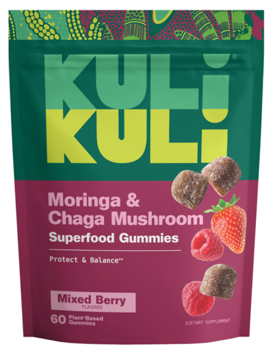 Moringa + Chaga Mixed Berry Gummies 60ct