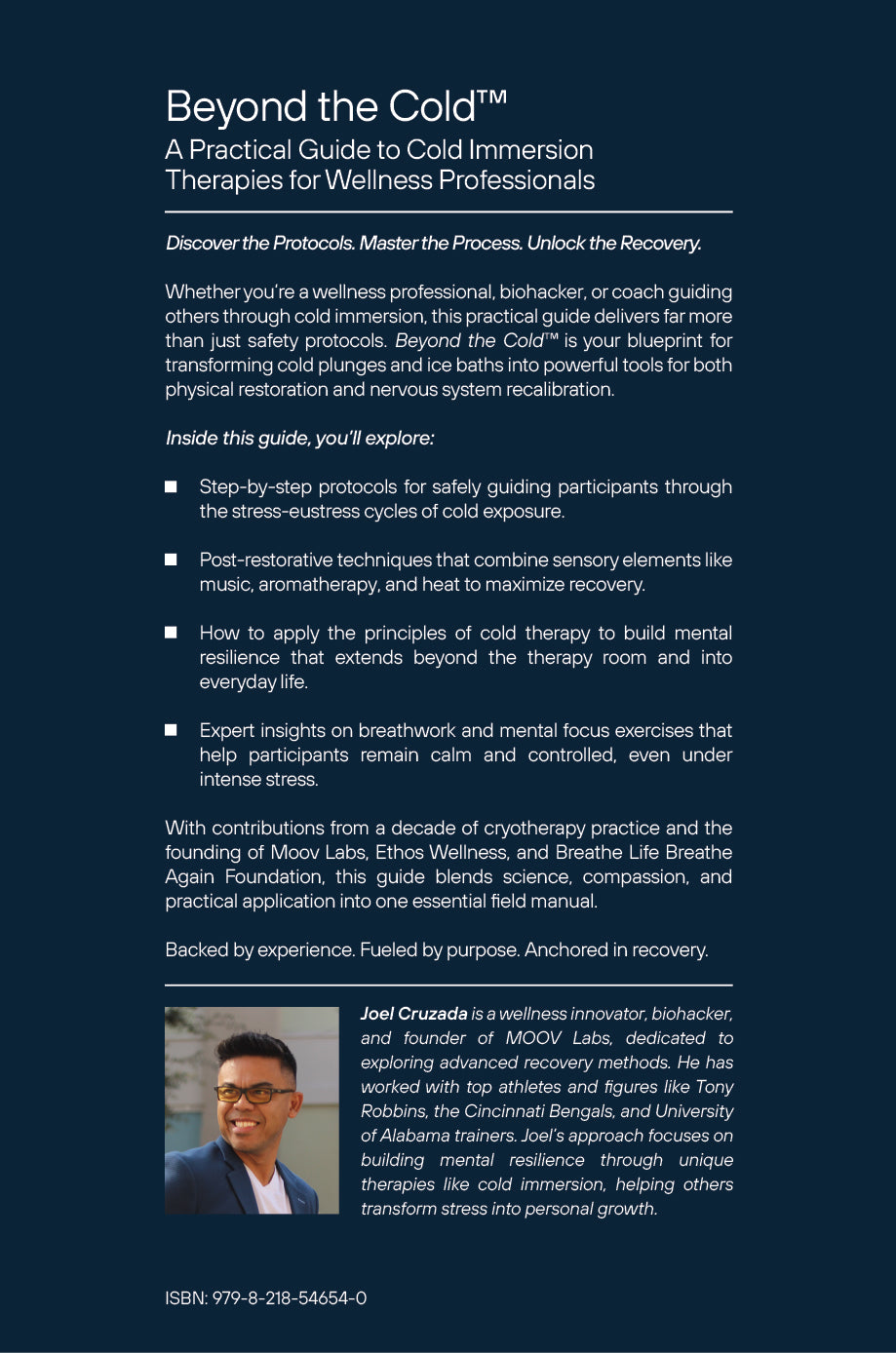 Beyond the Cold™ A Practical Guide to Cold Immersion Therapies for Wellness Professionals